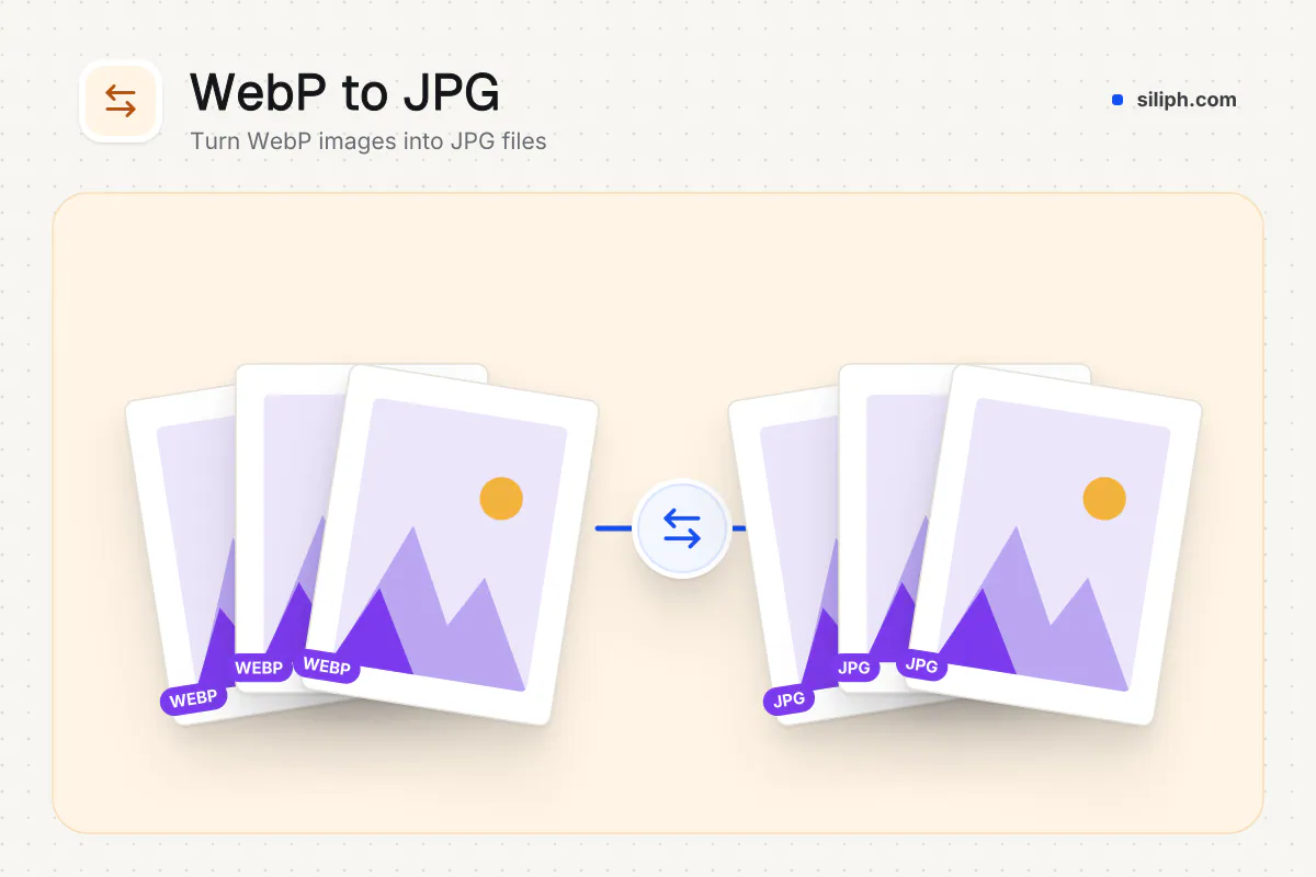 WebP to JPG Converter: WebP images converted to JPG images on Siliph